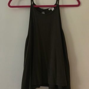 High neck tank top